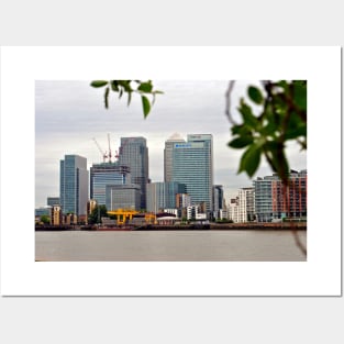 Canary Wharf London Docklands England UK Posters and Art